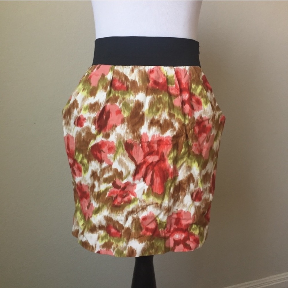***Moving Sale*** JACK by B.B. Dakota Floral Mini Tulip Skirt M